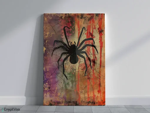 Vintage Halloween Junk Journal Canvas Wall Art HLW051VT